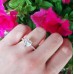 Ροζ χρυσό σετ κοσμημάτων καρδιές Κ14 με δαχτυλίδι και κολιέ